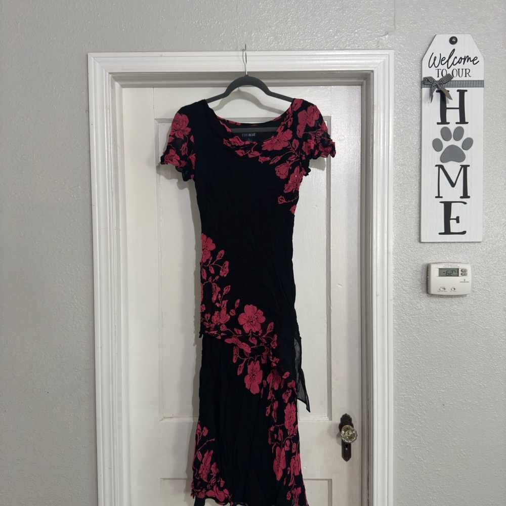 Eva Blue Vintage Dress